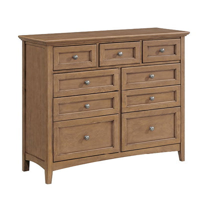 McKenzie - 9-Drawer Dresser - Pecan