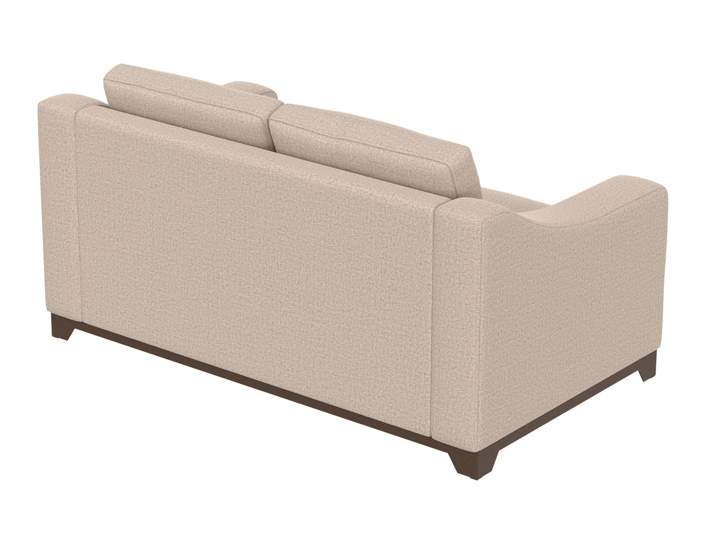Natural Parota - Loveseat - Capuccino Brown