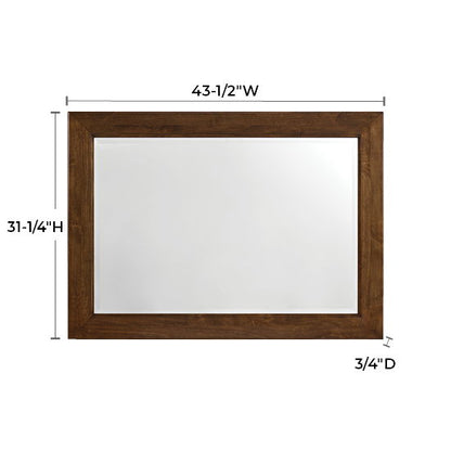 Virginia - Beveled Mirror - Americano