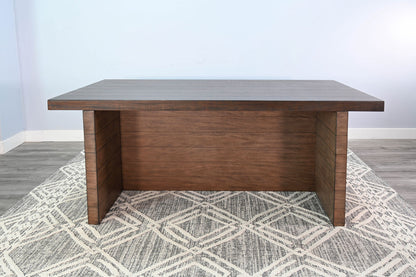 Boise - Counter Wood Dining Table - Tobacco Leaf / Buckskin