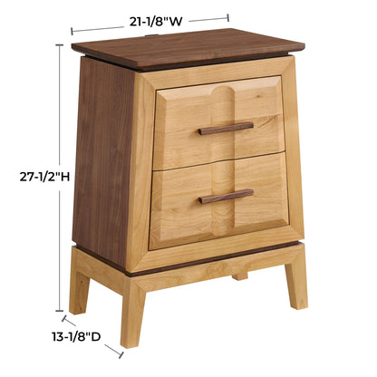 Addison - 2-Drawer Nightstand - Natural