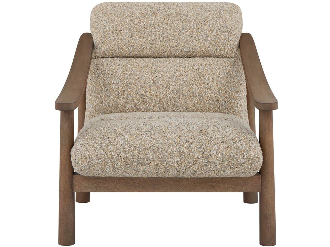 Colt - Occasional Chair - Beige / Dark Brown