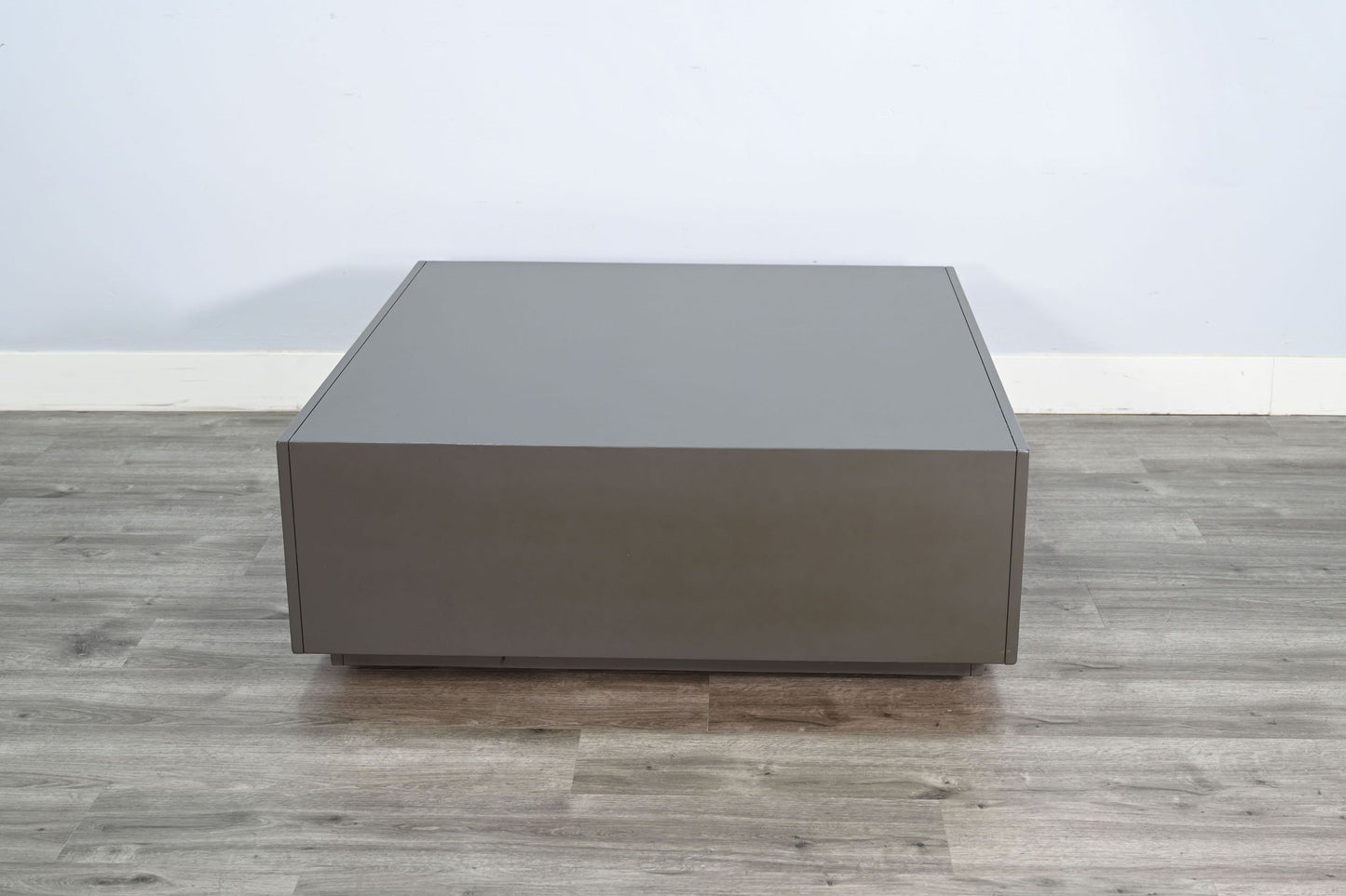 Modern Square Table With Open Storage