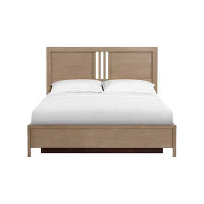 Bailey - King Storage Bed - Almond