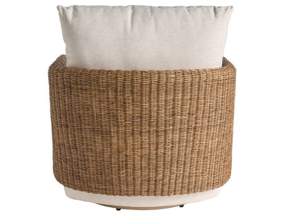 Enzo - Swivel Chair - Beige / Light Brown
