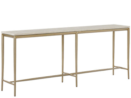 Velora - Amalfi Console - Beige / Desert Gold