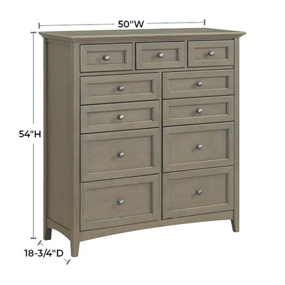 McKenzie - 11-Drawer Chest - Fieldstone