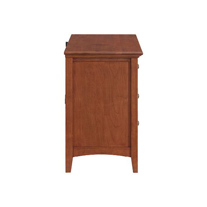 McKenzie - 4-Drawer Nightstand - Glazed Antique Cherry