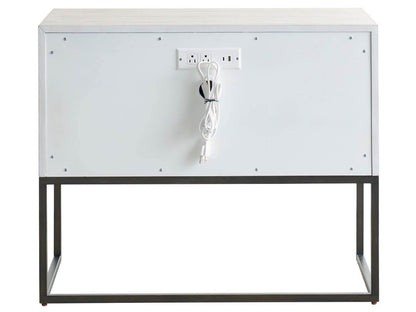 Dwell - Metal Base Nightstand