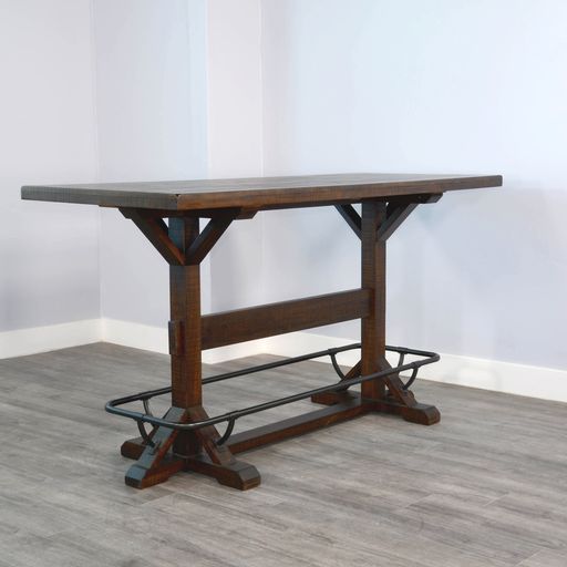 Homestead - Rectangular Pub Table - Tobacco Leaf