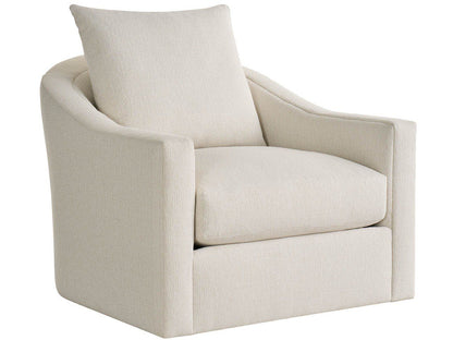 Eli - Swivel Chair - White