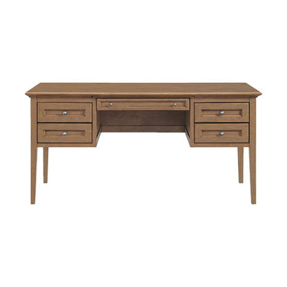 McKenzie - 4-Drawer Desk - Pecan