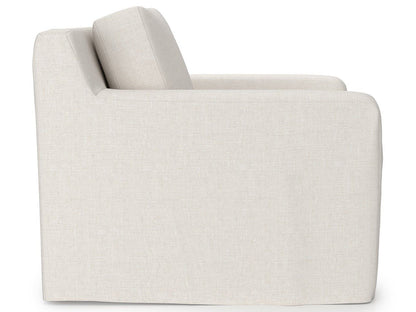 Ryman - Slipcover Swivel Chair, Special Order - White