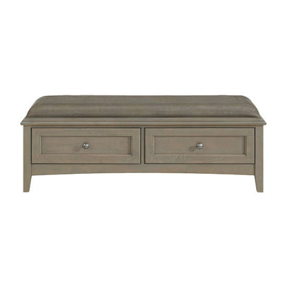 McKenzie - 2-Drawer Bench - Fieldstone