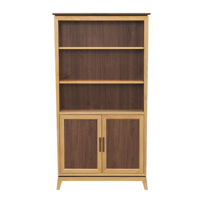 Addison - 72" H Bookcase With Doors - Natural