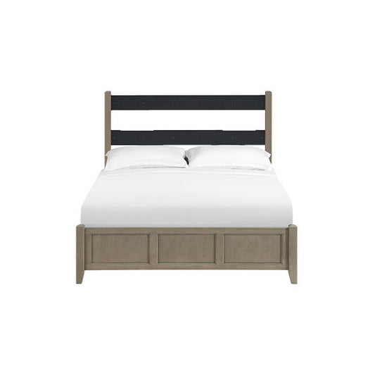 McKenzie - Queen Upholstered Panel Storage Bed - Fieldstone