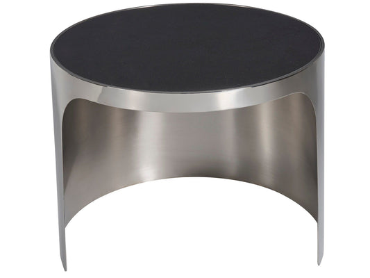Modern - Revolve Small Nesting Table - Pearl Silver
