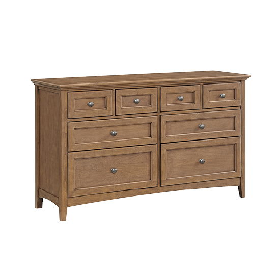 McKenzie - 8-Drawer Dresser - Pecan