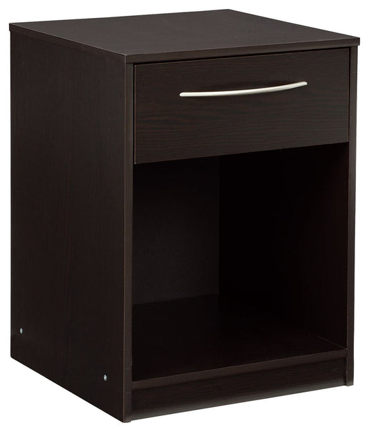 Finch - One Drawer Night Stand - Black