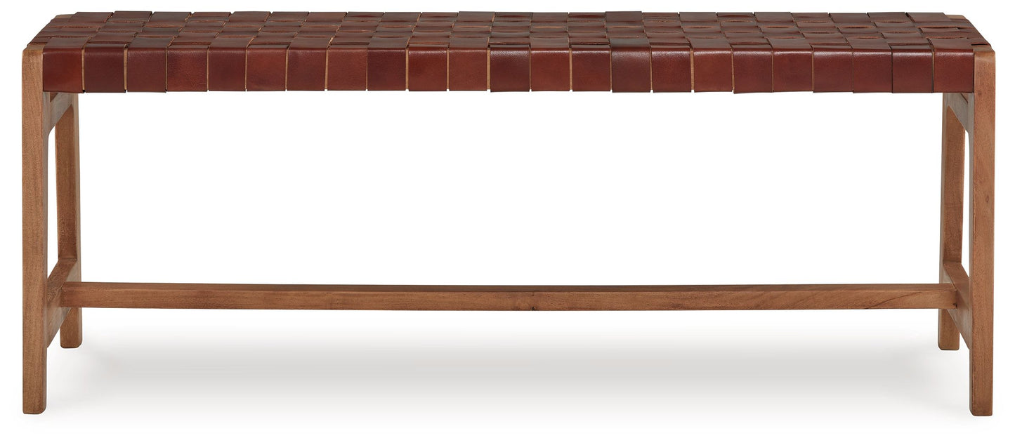 Lemmund - Accent Bench - Natural / Brown