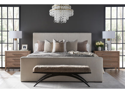 Modern - Bowie King Bed - Gray