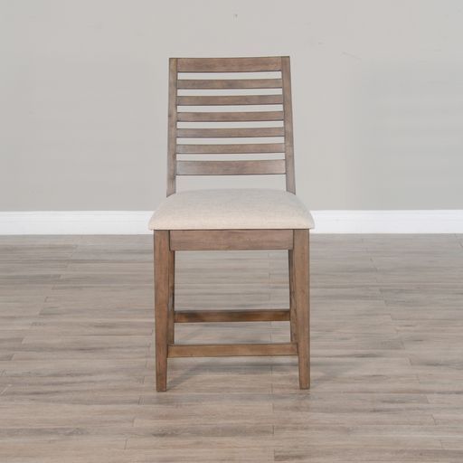 Doe Valley - 24" Counter Height Barstool With Cushion Seat - Beige / Buckskin