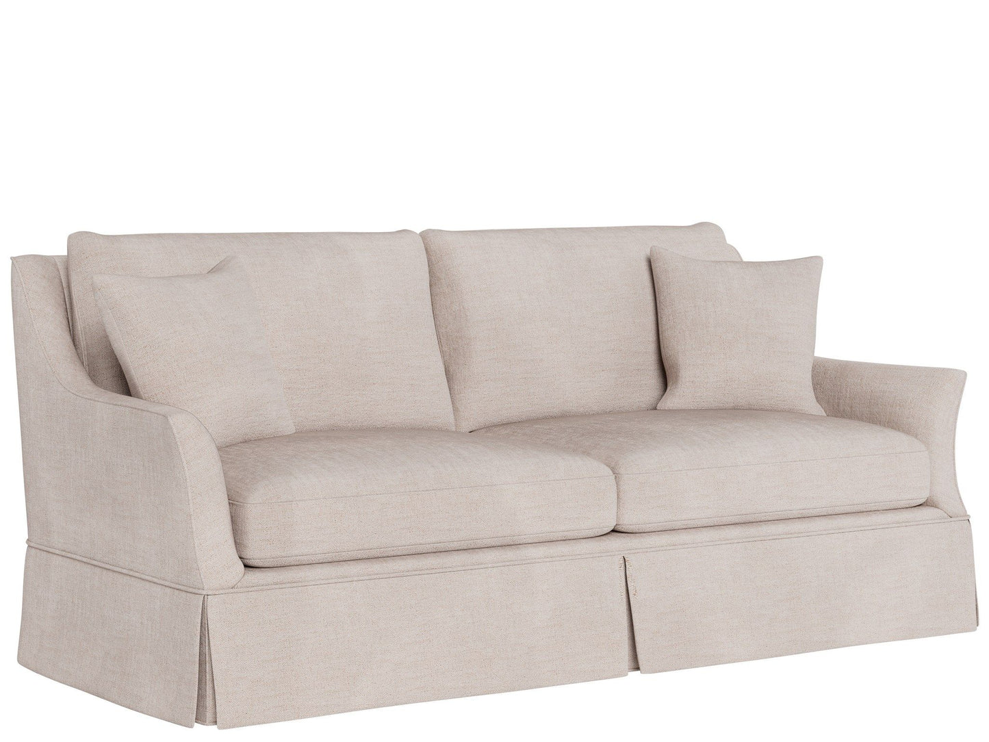 Henri - Skirted Apartment Sofa, Special Order - Beige