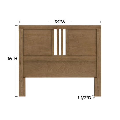 Bailey - Queen Headboard - Nutmeg