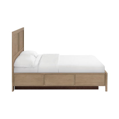 Bailey - California King Storage Bed - Almond