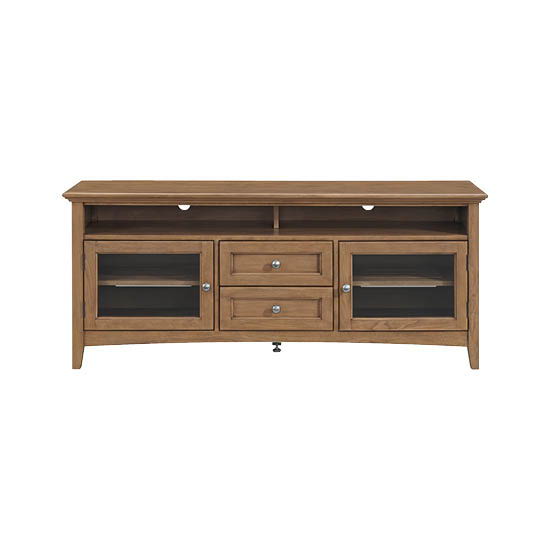 McKenzie - 64'' W Sound Bar Media Console - Pecan