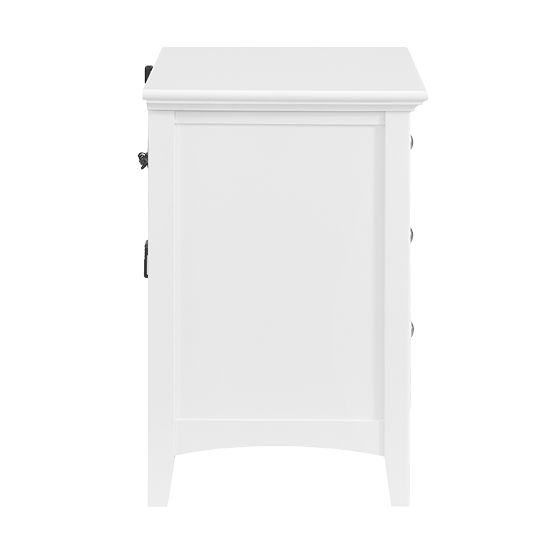 McKenzie - 3-Drawer Nightstand - Snowbound
