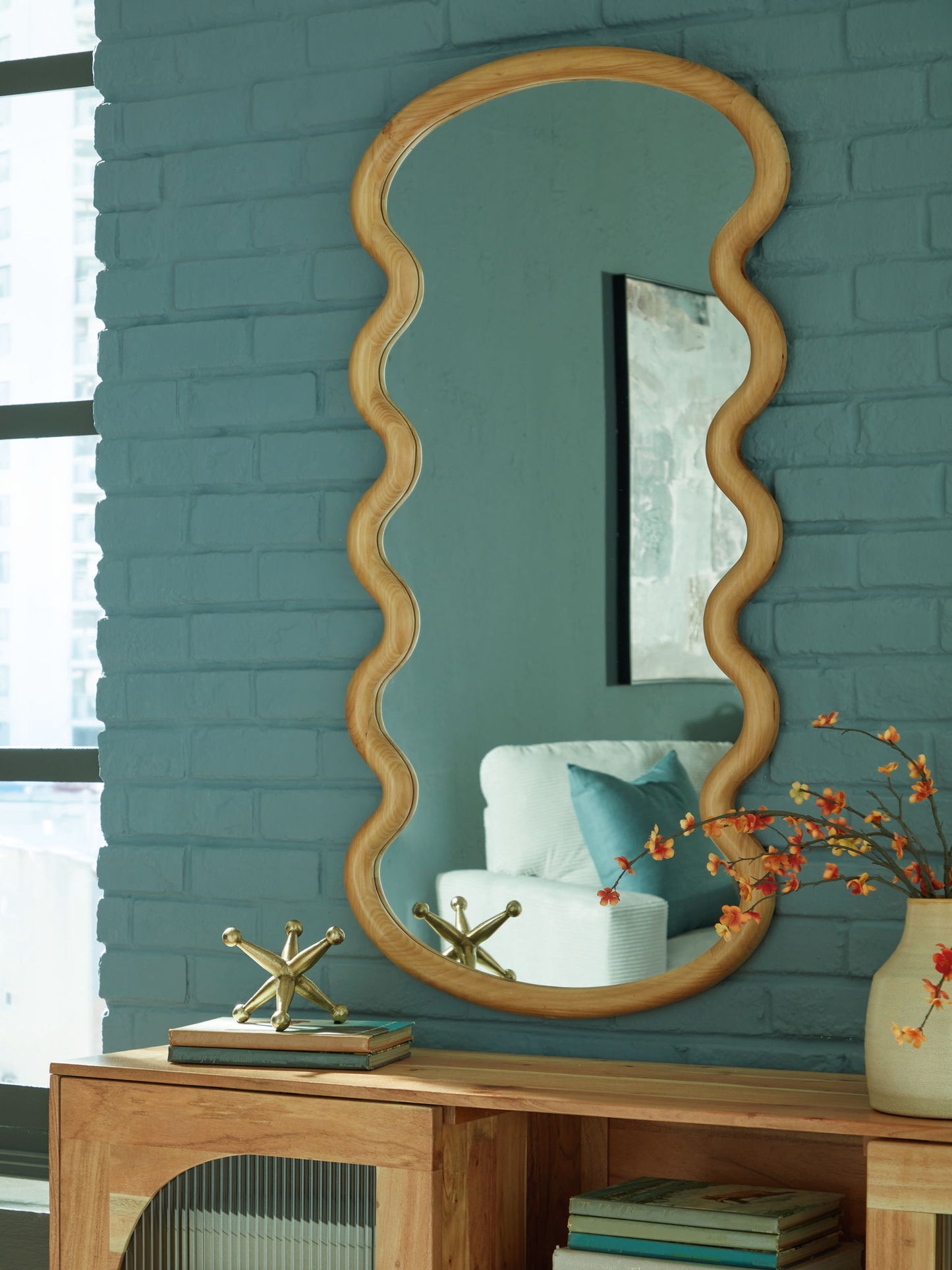 Serendis - Accent Mirror - Brown