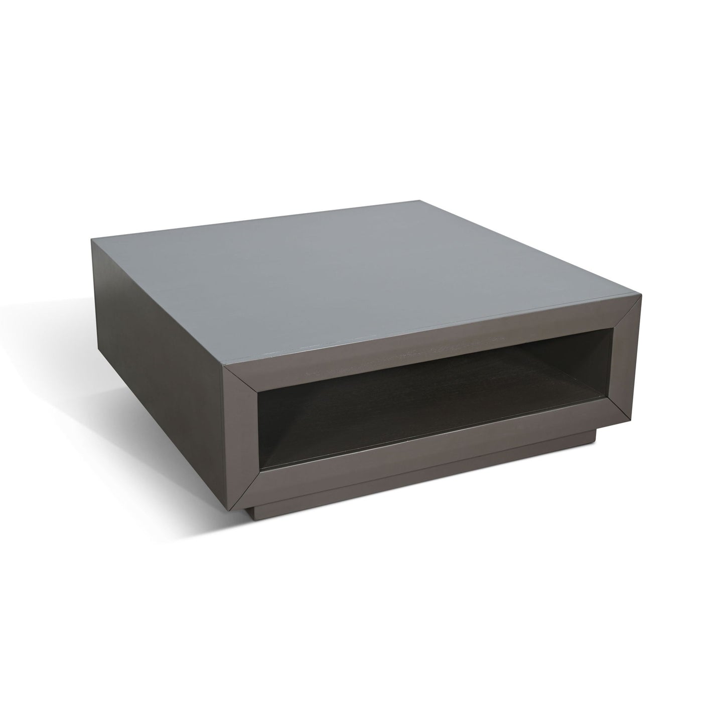 Modern Square Table With Open Storage