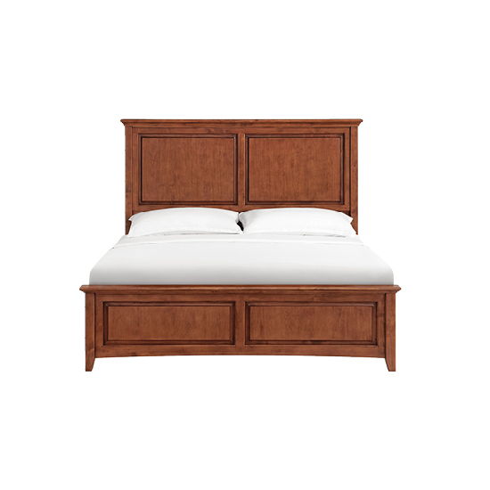 McKenzie - California King Premier Bed - Glazed Antique Cherry