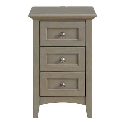 McKenzie - Small 3-Drawer Nightstand - Fieldstone