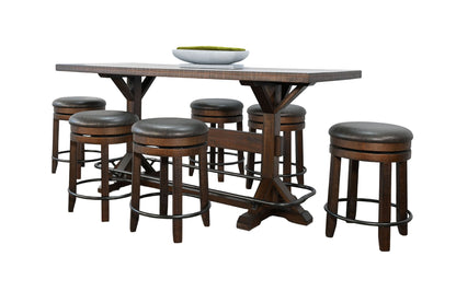 Homestead - Rectangular Pub Table - Tobacco Leaf