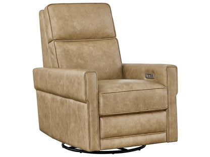 Jaxon - Swivel Glider Recliner - Luminance Caribou