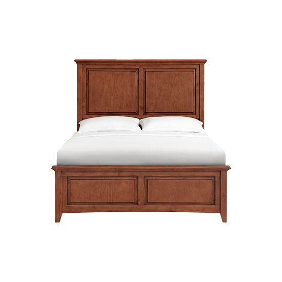 McKenzie - Queen Premier Bed - Glazed Antique Cherry