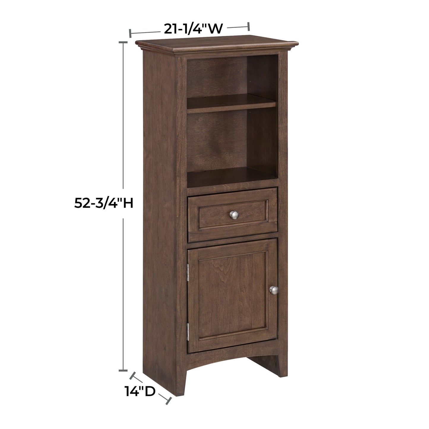 McKenzie - Bookcase Piers (Set of 2) - Java