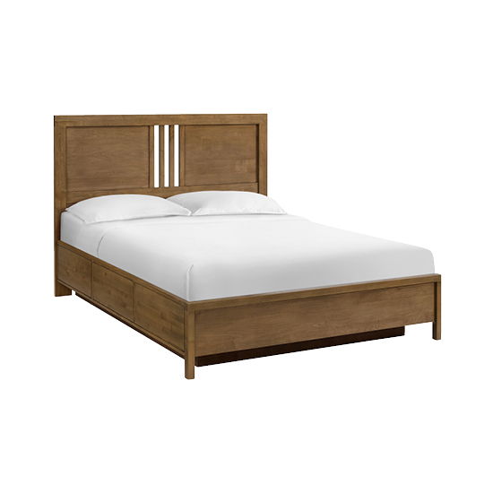 Bailey - California King Storage Bed - Nutmeg