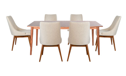 Mid-Century Wood Dining Set