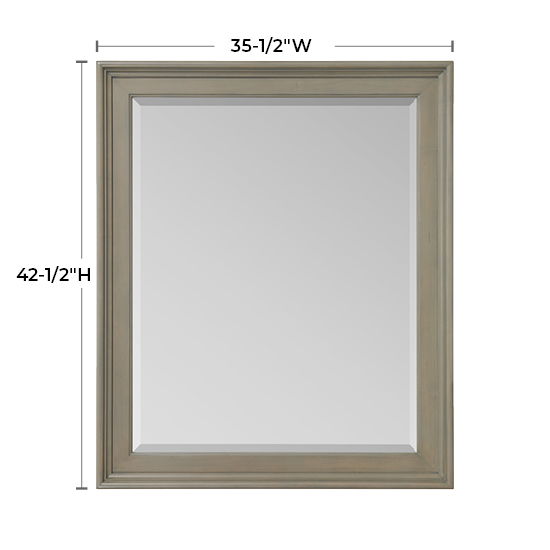 McKenzie - Rectangular Mirror - Fieldstone