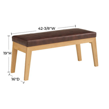 Addison - Upholstered Bench - Natural