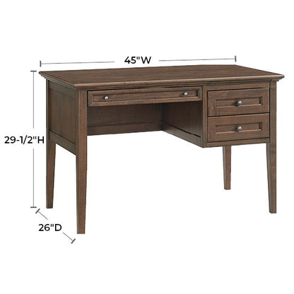 McKenzie - 3-Drawer Desk - Java