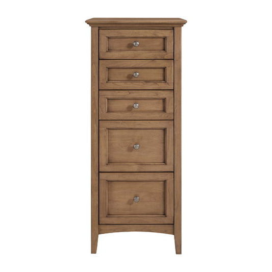 McKenzie - 5-Drawer Lingerie Chest - Pecan