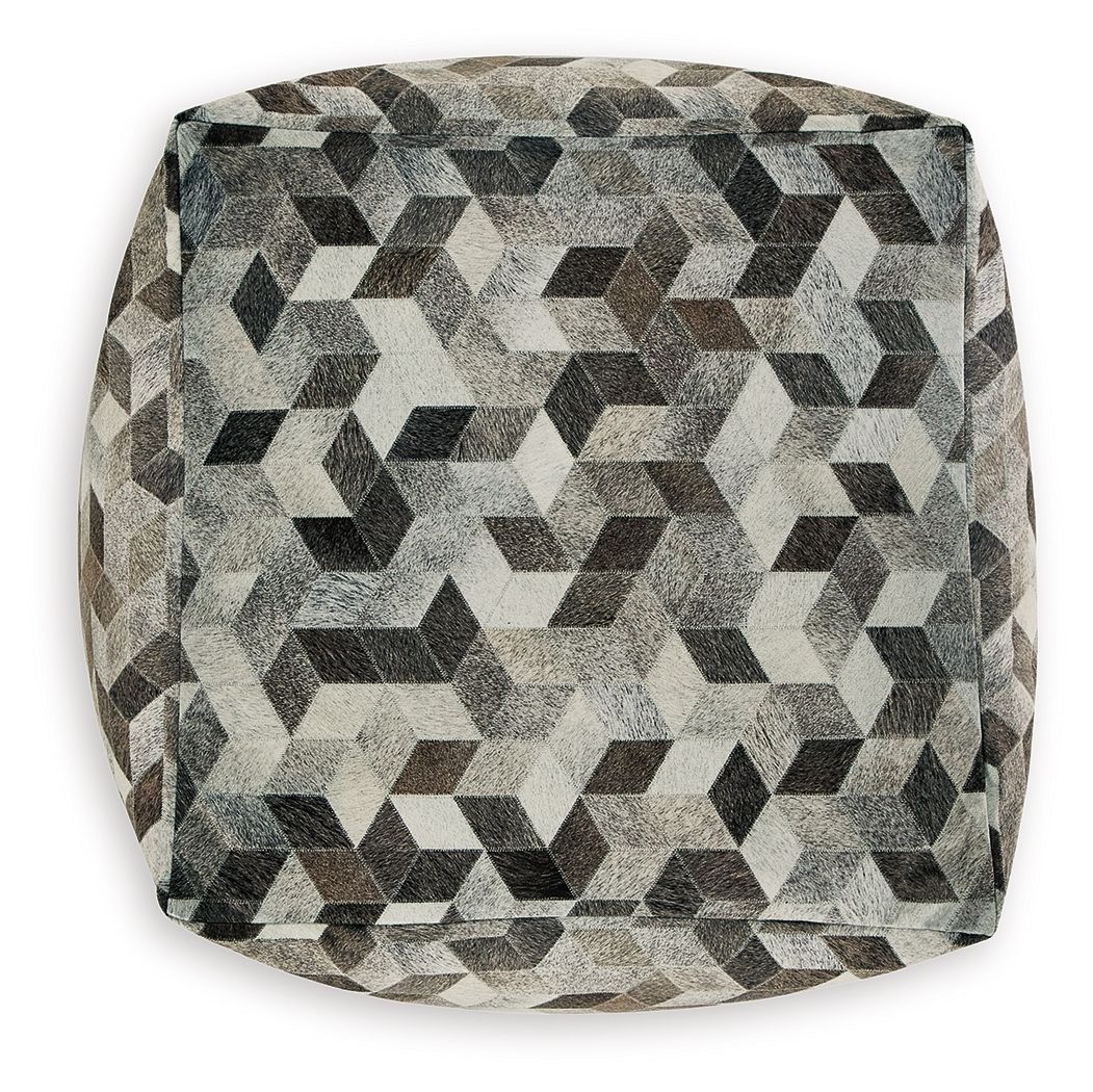 Albermarle - Pouf - Gray / Brown