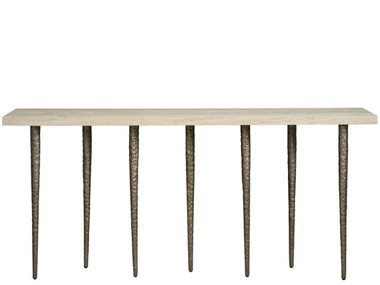 Avaline - Lowry Console - Bronze / Gray
