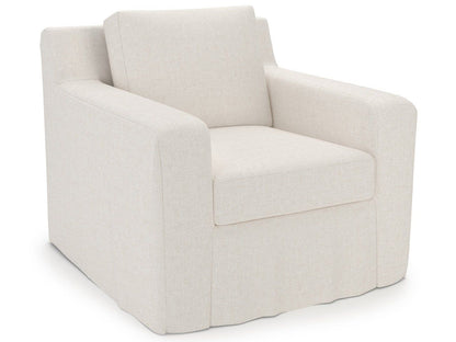 Ryman - Slipcover Swivel Chair, Special Order - White