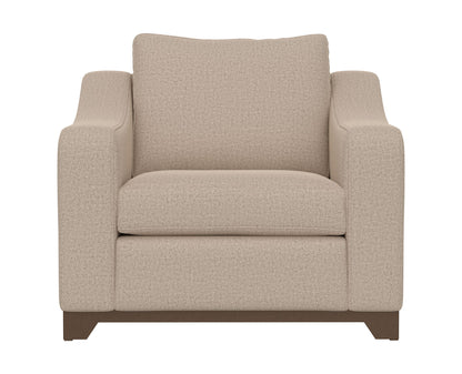 Natural Parota - Armchair - Capuccino Brown