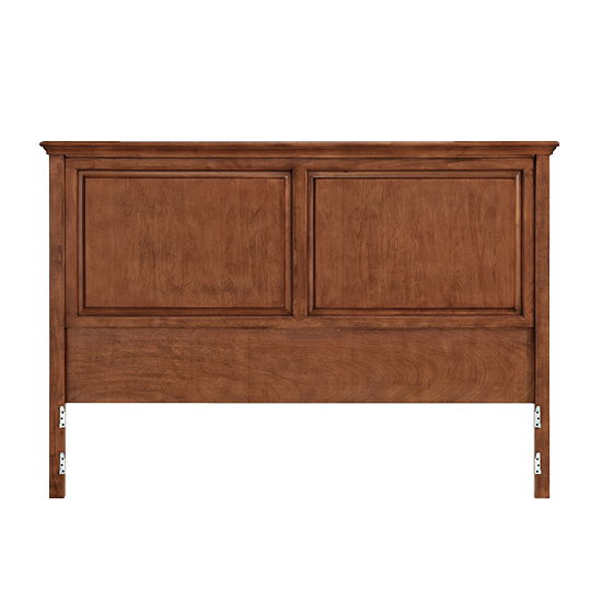 McKenzie - King Premier Headboard - Glazed Antique Cherry